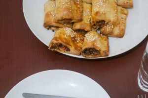 chicken mince puffs