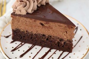 chocolate mousse pastry
