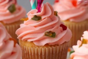 mixed fruit cupcakes
