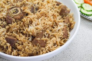 mutton boneless pulao