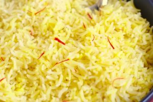 saffron herb rice