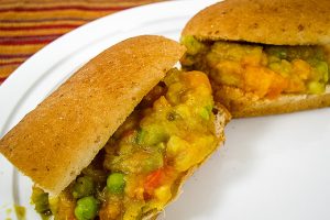 vegetable mince roll