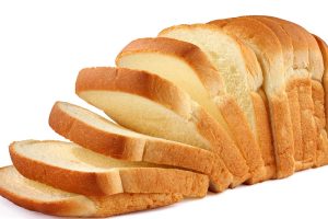 white slice bread